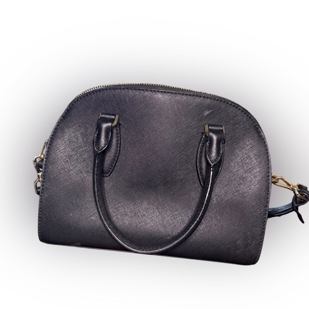Kate Spade Reiley Medium Dome Satchel – Black Saffiano Leather - Picture 4 of 8
